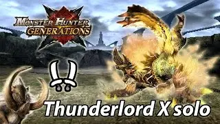 MHGen Lv10 Thunderlord Zinogre solo (Striker Dual Blades) - 4'50