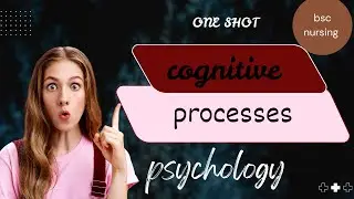 cognitive processes complete one shot | bsc nursing1st sem| psychology | #bscnursing #nursingstudent