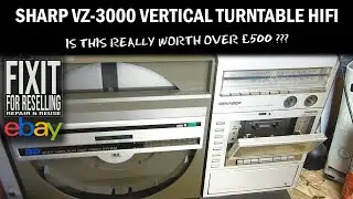 Sharp VZ-3000 Linear Record Player Repair #Part 1 Ridiculous Belt Change | UK eBay Reseller