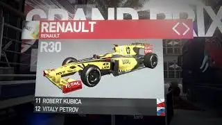 Do you remember the Menu, the Cars and Lineup? F1 2010