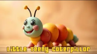 🐛🌿🎶 Little Teeny Caterpillar &ndash; Cute Nature Growing Song for Kids | Smily Miley Chily 🌈💛
