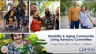 Disability and Aging Community Living Advisory Committee, August 26, 2021