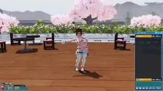 PSO2 57: Dance 10 Emote Lobby Action