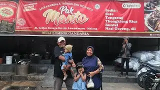 Makan makan di Tengkleng pak manto malang