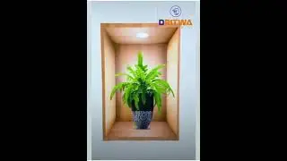 3D SELF ADHESIVE WALL FLOWER POT STICKER #amazon #aliexpress #new #onlineshopping #lifehacks