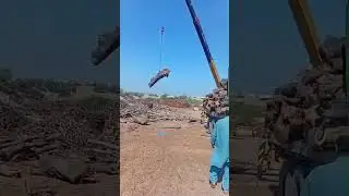 WoW! Credible and quick emergency chain knot to load and unload heavy objects #knotskill  #trailers