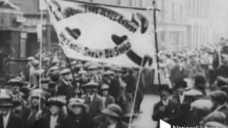 A procession in the Gorbals, Glasgow in 1922