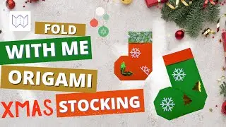 DIY Christmas Stocking Origami | Perfect Handmade Ornament
