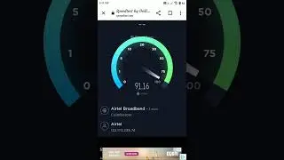 internet speed test 40 Mbps 5g Airtel plan ₹499