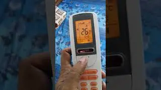 Bluestar A.C. remote timer on and off timer setting