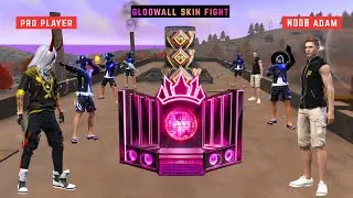 New Gloowall Skin Fight Of Free Fire 🔥 Noob vs Pro Player || कौन जीतेगा || Garena Free Fire Max