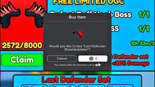 Sniping Last Defender Shoulderplates (free ugc limited)