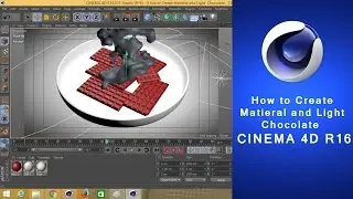 How to Create Material and Light Chocolate  | CINEMA 4D R18