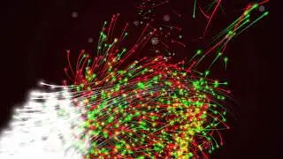 Christmas Particles - Holiday Glitch Reveal | After Effects Template | Logo Stings