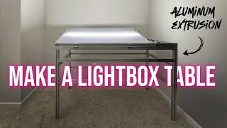 Watch This DIY Light Box Table Come To Life In Minutes 👀