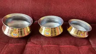 #traditionalcookware || Brass Handi || Brass Utensils || 9133734864