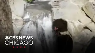 Man rescued after being stuck behind waterfall in California for 2 days
