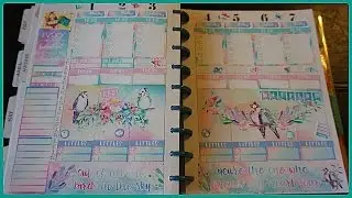 Let's Plan: Love Birds Weekly Kit (Caress Press)