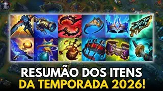 TODOS OS NOVOS ITENS DO LOL EXPLICADOS! (E OS ITENS QUE VOLTARAM!)