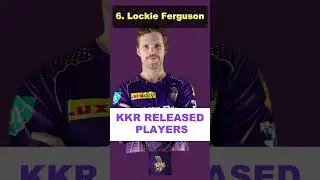 KKR Released Players List 2024 #cricket