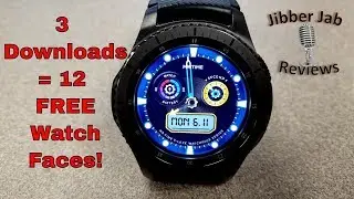 Samsung Gear S3/Gear Sport - 3 FREE Downloads in Galaxy app Store = 12 Watch Faces! Total!