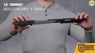 Toughbuilt Insulation Knife & Holster | Toolstation