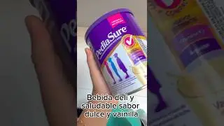 Bebida deli y saludable sabor dulce vainilla de pediasure bebida con vitaminas y te hace crecer