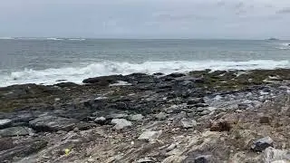 KING PHILIP'S TRAIL STORM! Massive Waves CRASH Dry Point, Maine Coast #shorts #nature #viral #ocean 