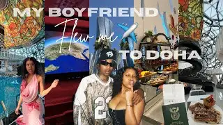 VLOG: My Boyfriend Flew Me To Qatar/ Doha For His New Year&rsquo;s Gig🥹✈️🎀🫧