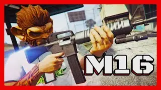 GTA 5 Online : Unlocking the new Service Carbine (M16) rifle through Crime Scene Random Events