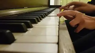 Our first step/piano😂