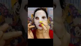 Garnier sheet mask / Garnier Tissue mask / #makeupshort #skincare #ytshorts #sheetmask
