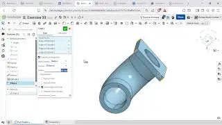 3D Modeling Portfolio | Curved Pipe Model Using the Sweep Feature