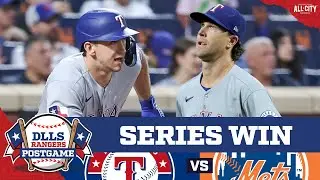 Rangers Win Series vs Mets, Drop Finale In Extras | DLLS Rangers Podcast