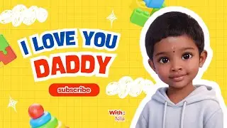 I Love You Daddy 💛 | Cute Kids Song for Fathers | Children&rsquo;s Animation Song