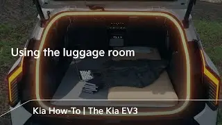 Using the luggage room | The Kia EV3