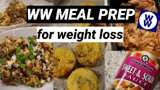 WEEKLY WW MEAL PREP TO LOSE WEIGHT | MYWW BLUE PLAN