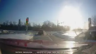 Light skipped but not due to light issue, it's cause a knucklehead is past the line in the crosswalk