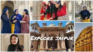 Jaipur City Vlog 🕍✨️| Rajasthan Vlog Part-1| Pink City of India| Khazana Mahal| Gatore ki Chathriya