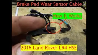 Brake Pad Wear Sensor Cable:  How it works