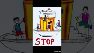 Stop Child Labour Drawing