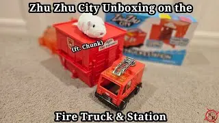 Распаковка набора &laquo;Пожарная машина и станция&raquo; от Zhu Zhu City (с участием Чанка)