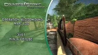 Counter Strike:Global Offensive Log 1vs3 Ninja Defuse