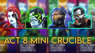 All Act 8 Mini Crucible Main Boss Fights - All Bosses Soloed