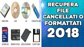 RECUPERO FILE CANCELLATI O FORMATTATI DA DISCO RIGIDO MOBILE USB FOTO VIDEO★2018★