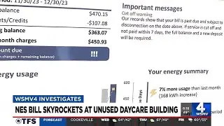 NES bill skyrockets at unused daycare building
