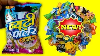 Aaj to Moj ho gai beauty parlour snacks with free gifts inside Unboxing 