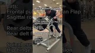 Full back training guide #gymshorts #lifting #backtraining #hypertrophy #gym
