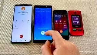 Tecno pop3 vs Xiaomi RN 11 vs iPhone 5s vs Sigma Comfort 50 flip Incoming call & Outgoing call
