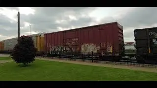 May 20th, 2023 Durand Railroad Days Saturday Train 3/5: M302 with 2 CN (full). Carnival bonus.